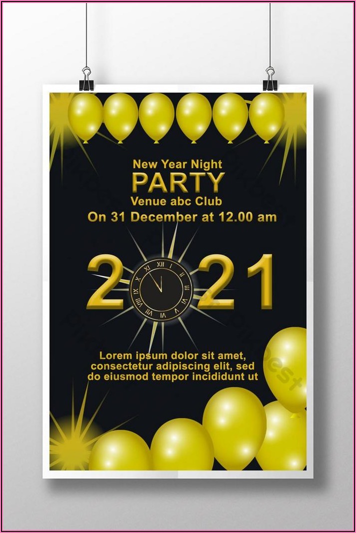 Poster Invitation Template Free Download