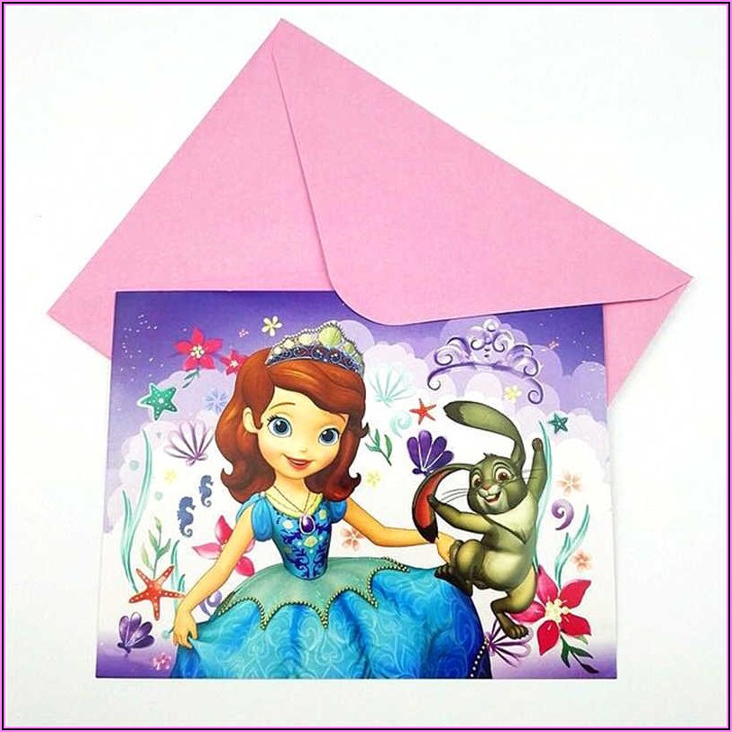 Princess 1st Birthday Invitation Cards