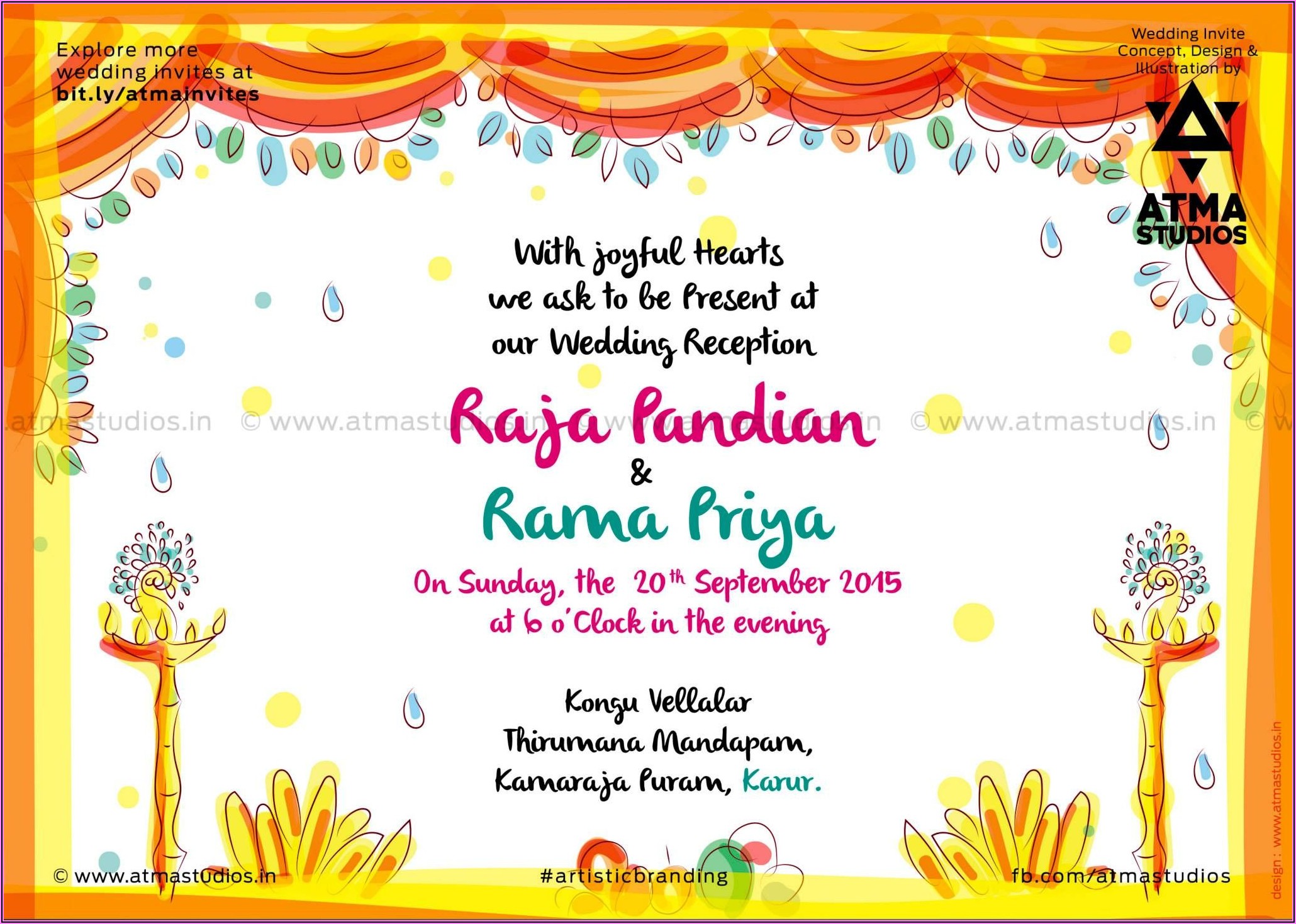 South Indian Wedding Invitation Wording For Friends In Tamil