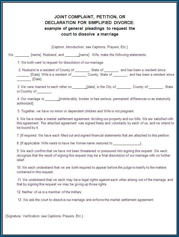 Application Form For Divorce In South Africa