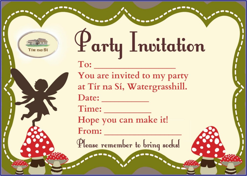 Design Your Own Birthday Invitations Free Printable