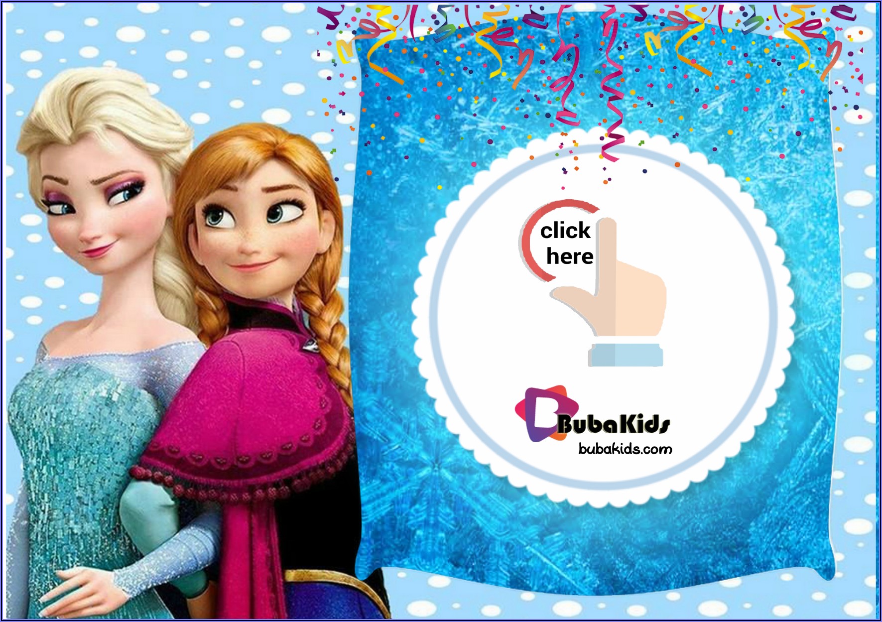 Elsa Birthday Invitation Template