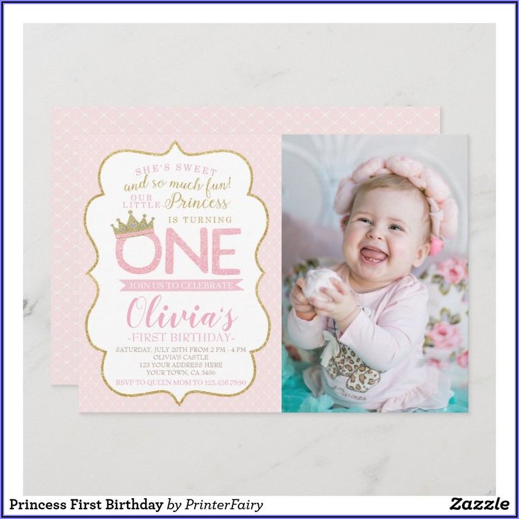 Zazzle First Birthday Invitations