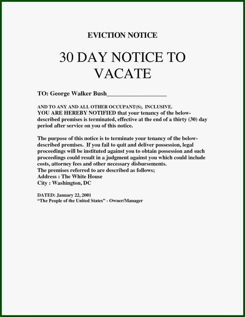 3 Day Notice To Quit California Form