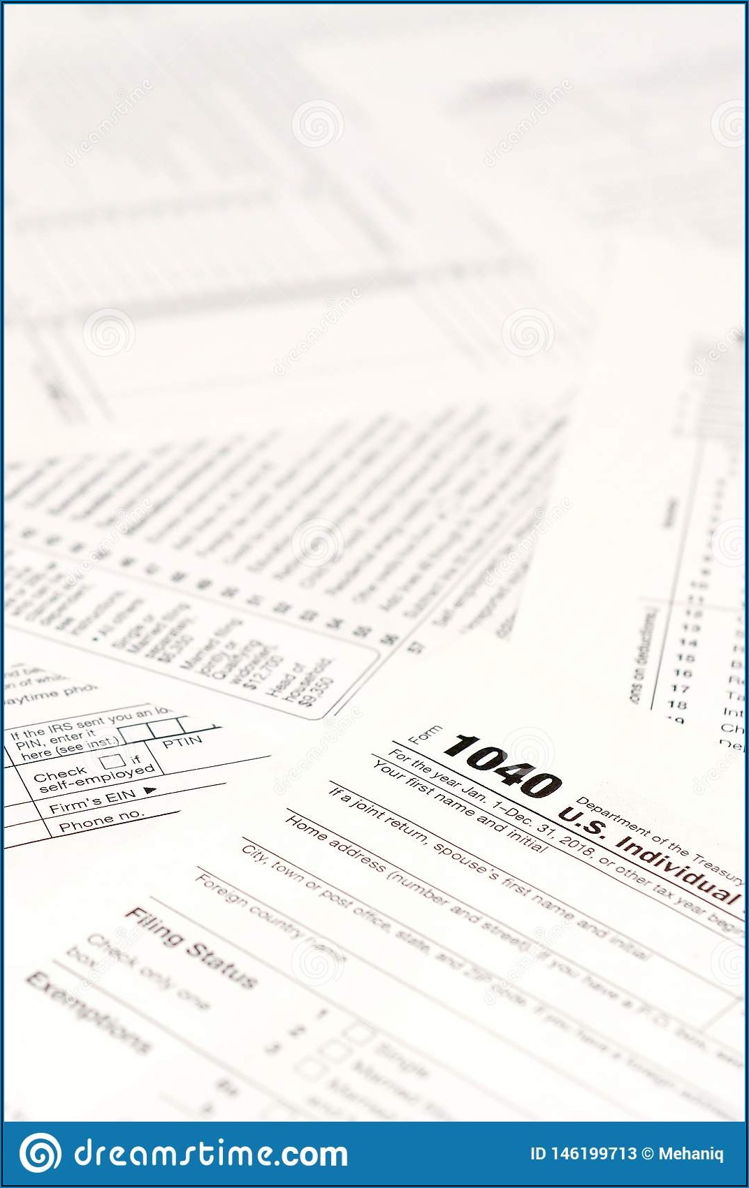 Blank Income Tax Form