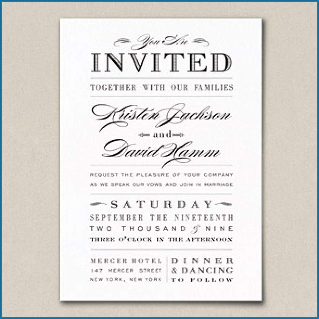 Christian Wedding Invitation Wording Samples