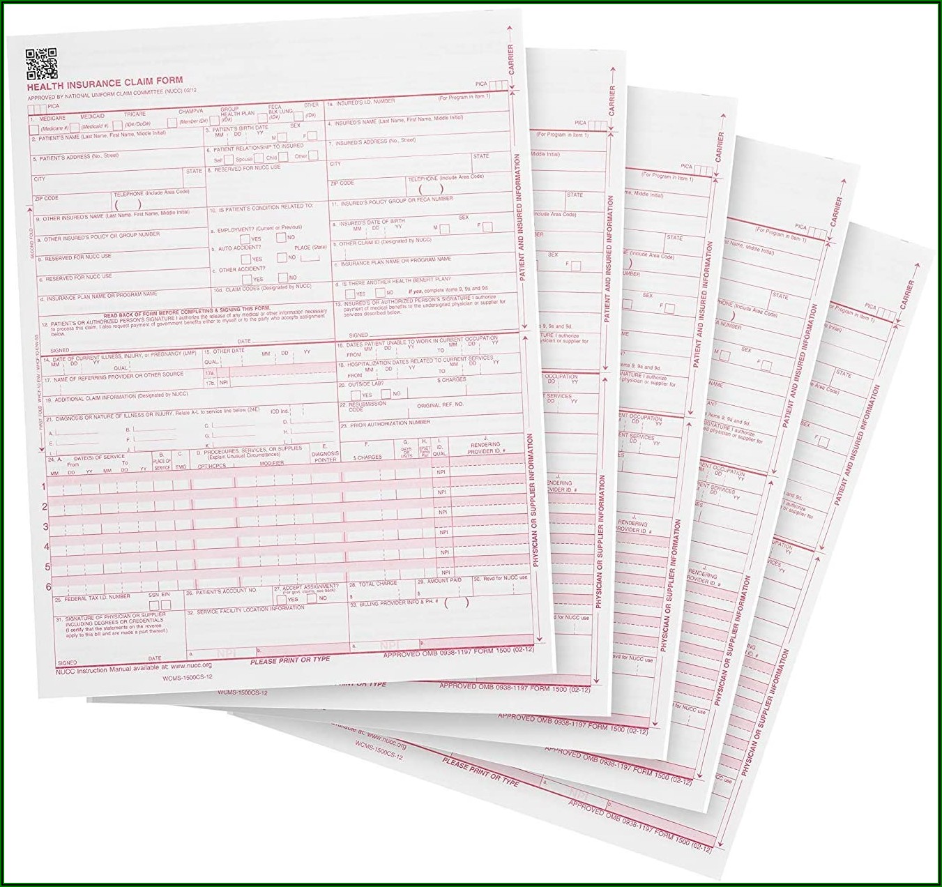 Cms 1500 Forms For Sale