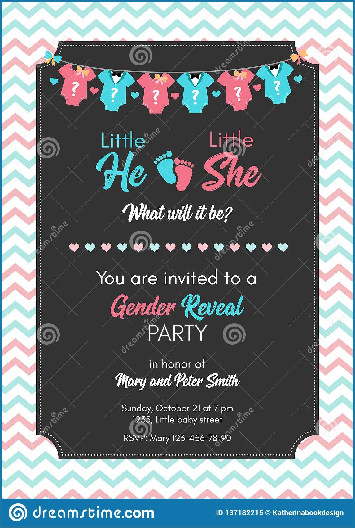 Free Printable Blank Gender Reveal Invitations