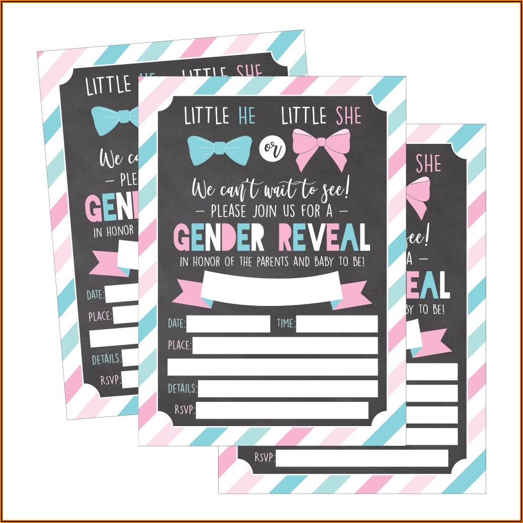 Gender Reveal Invitations Online