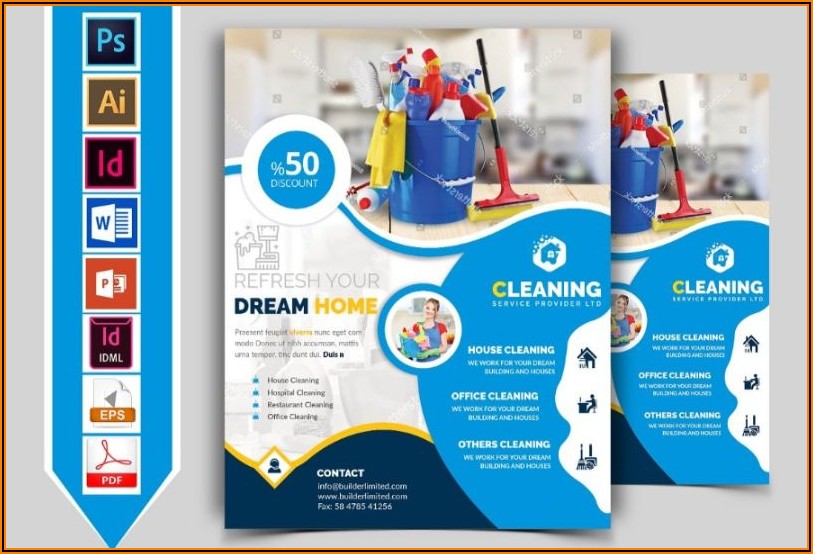 Cleaning Flyer Templates Free Download