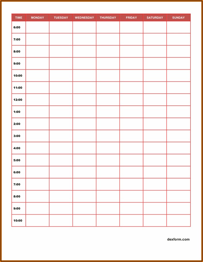 Free Daily Timesheet Template Excel