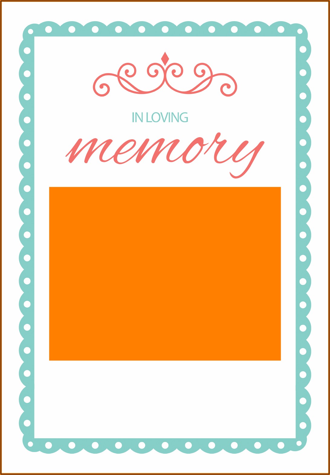 Memorial Cards Templates Free Downloads