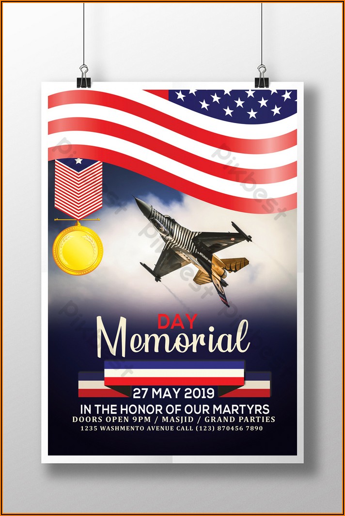 Memorial Flyer Templates