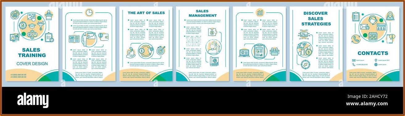 Sales And Marketing Brochure Template
