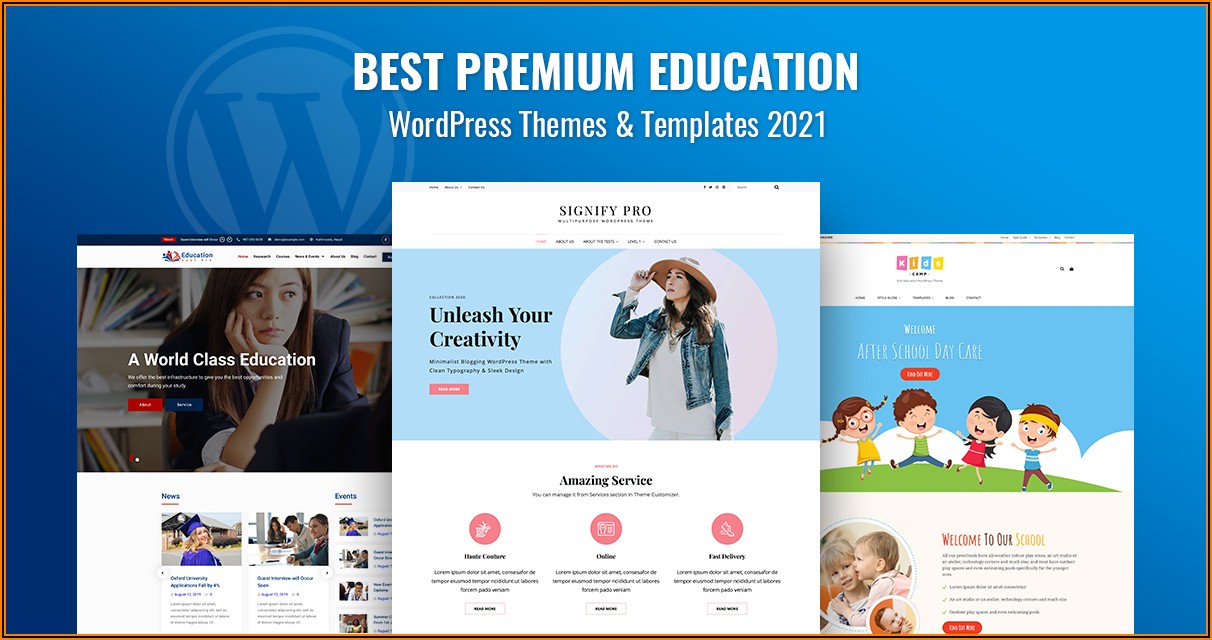 Wordpress Templates Premium