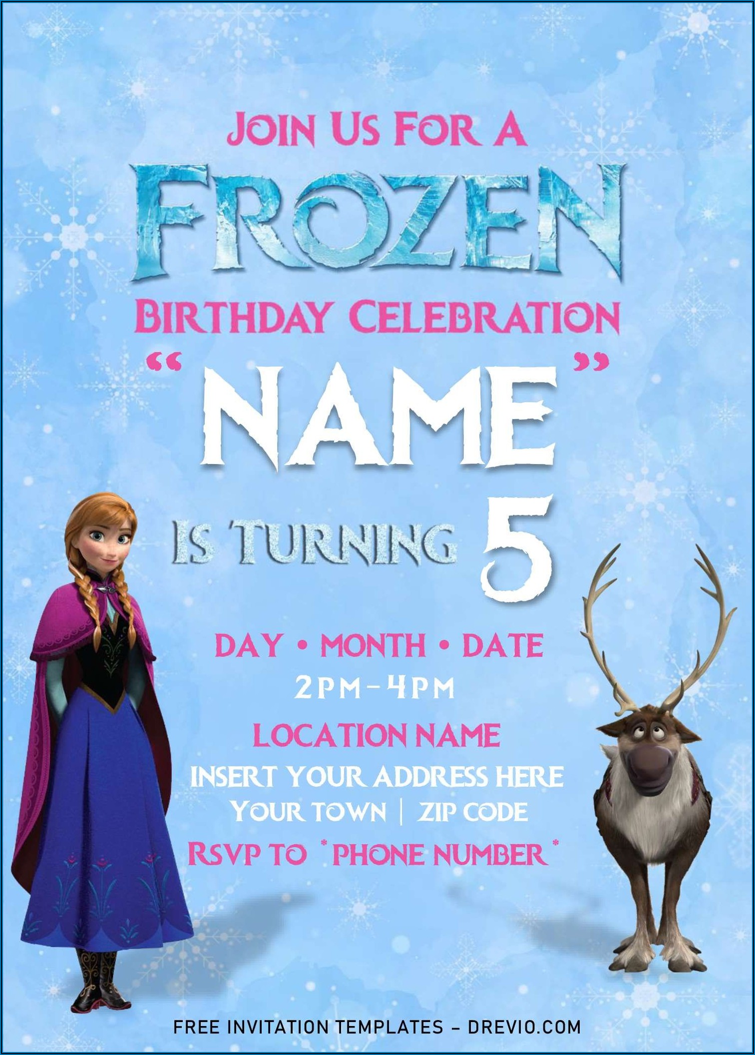 Birthday Invitations Templates Free For Word