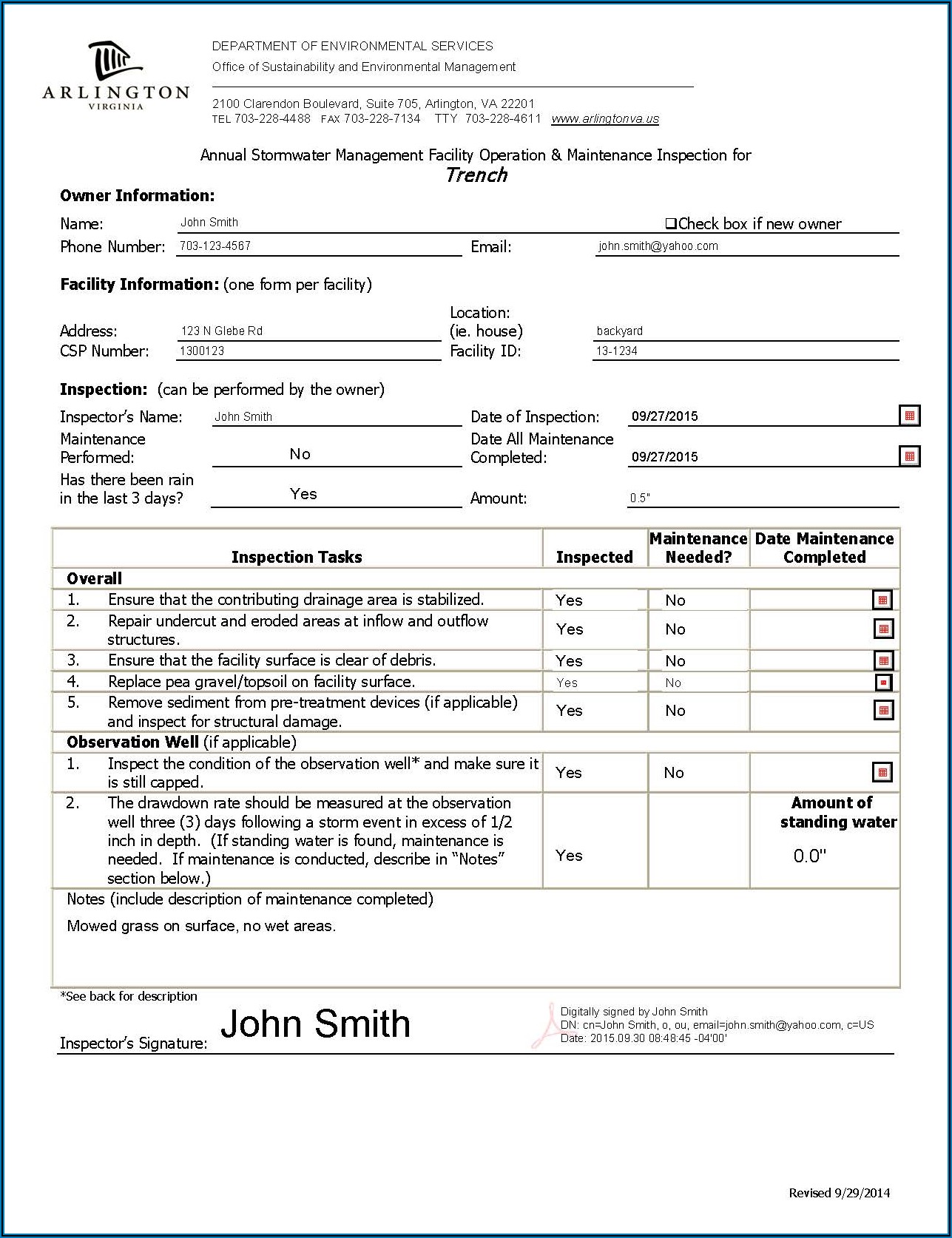 Facility Rental Contract Template