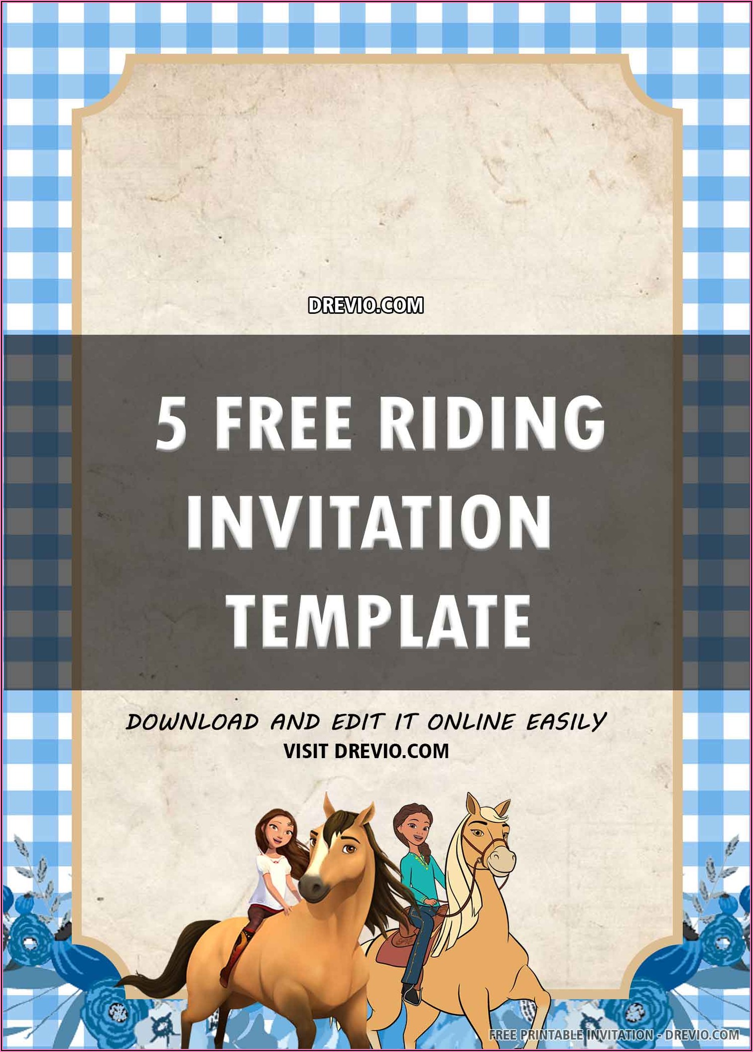 Free Horse Invitation Template
