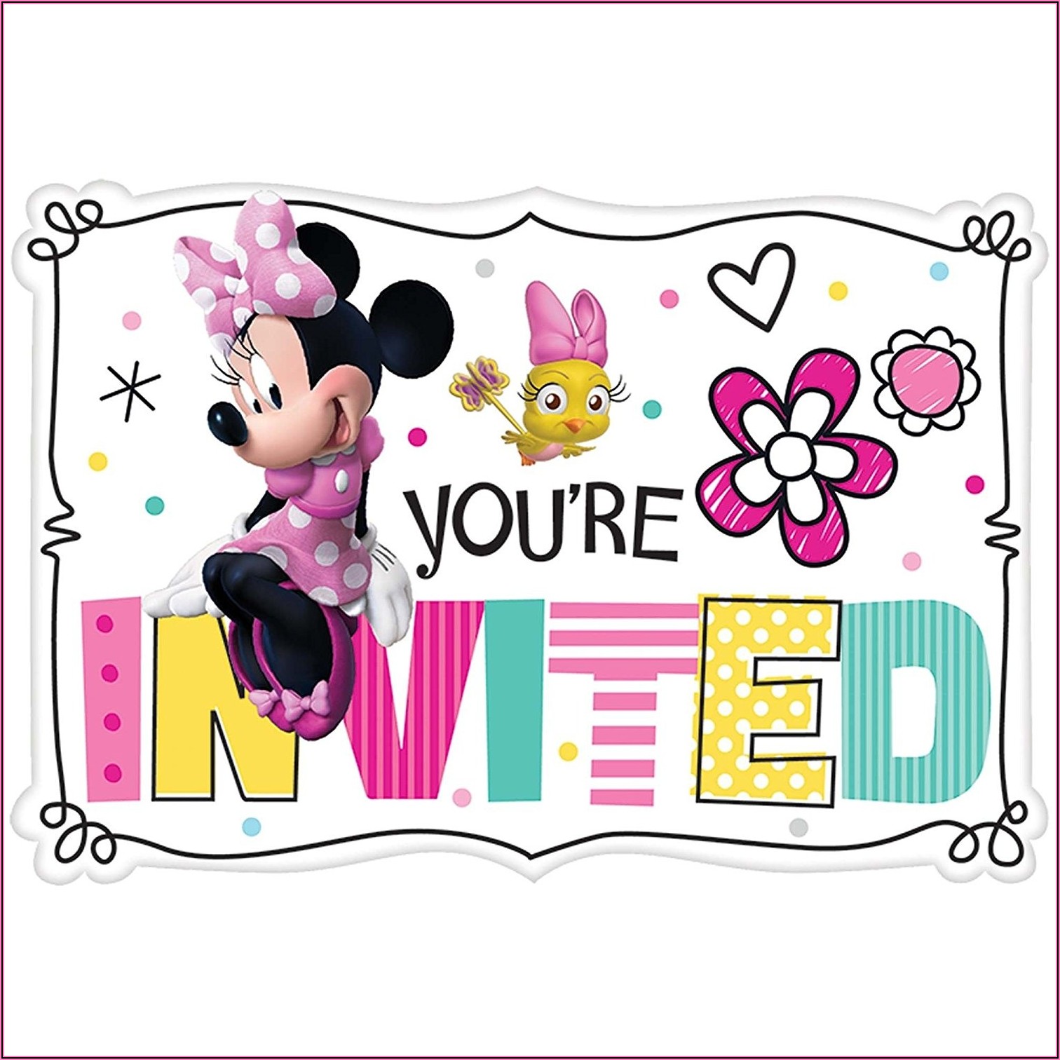 Minnie Mouse Online Invitations