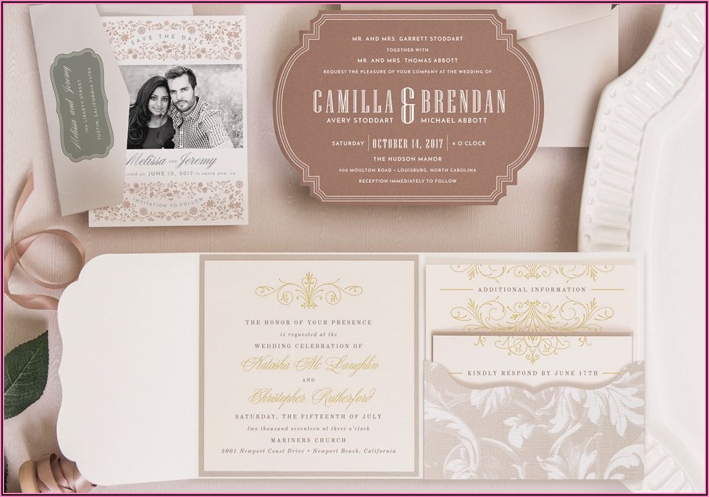 Wedding Invitation Pocket Envelopes Bulk