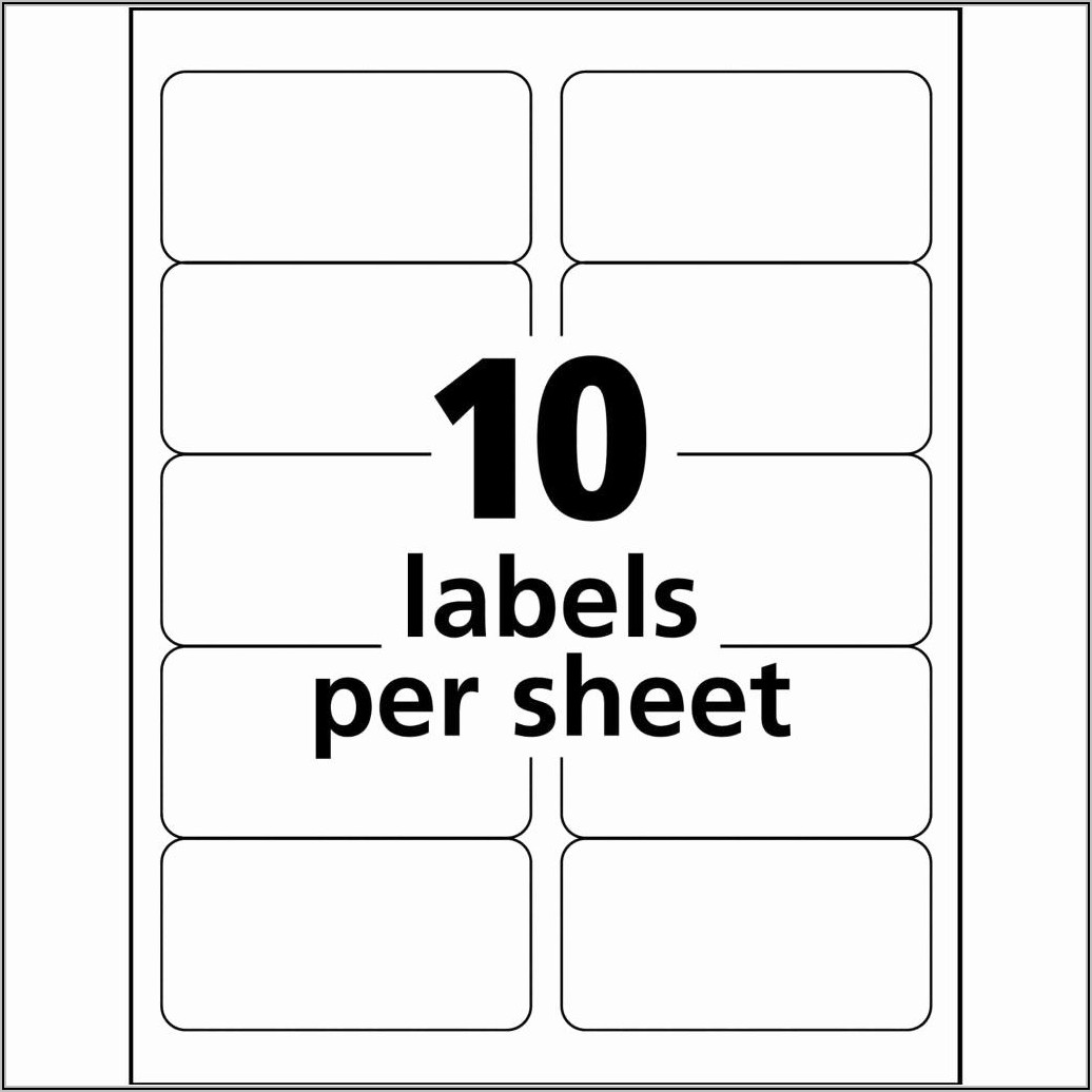 Avery Template 30 Labels Per Sheet