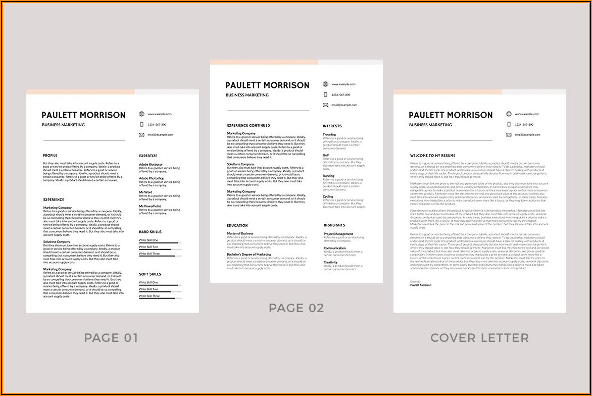 Best Resume Templates 2019 Free Download Word