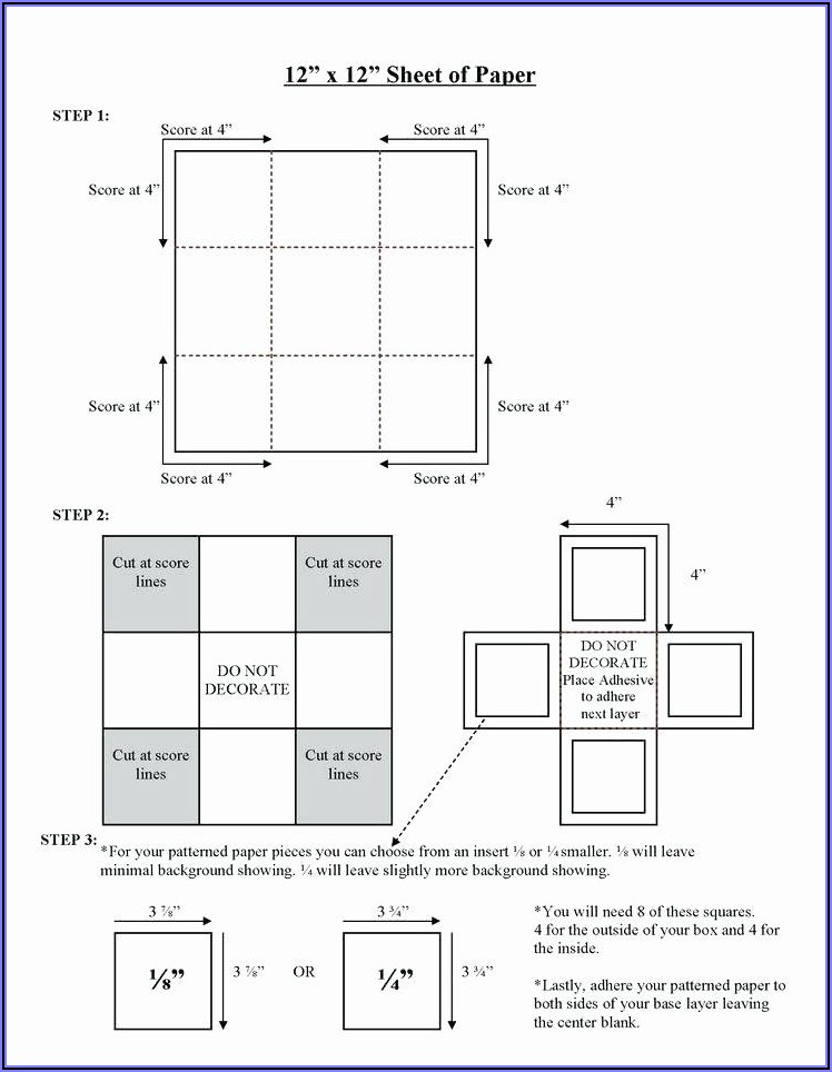 Exploding Box Invitation Template