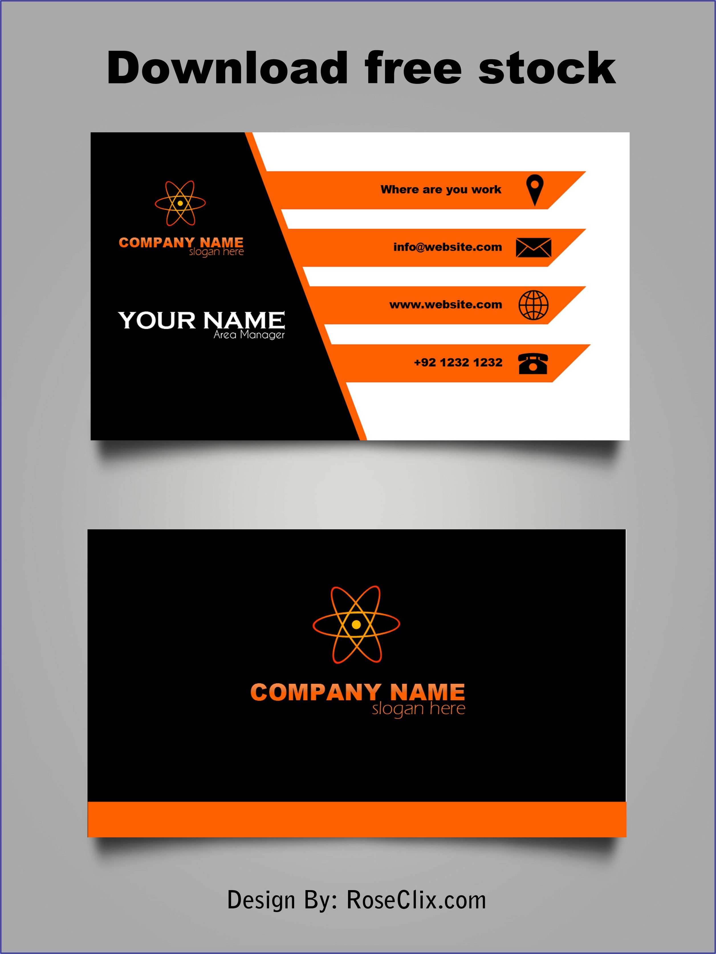 Free Business Card Templates Printable