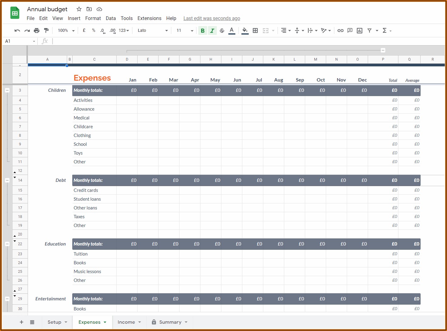 Free Excel Templates For Business Expenses