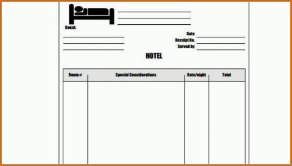 Free Receipt Template In Word