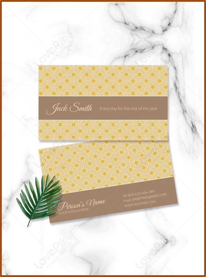 Plain Business Card Template Free Download