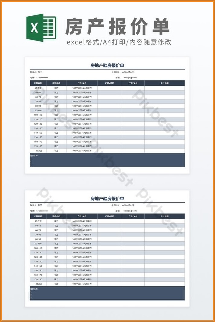 Property Inspection Form Template