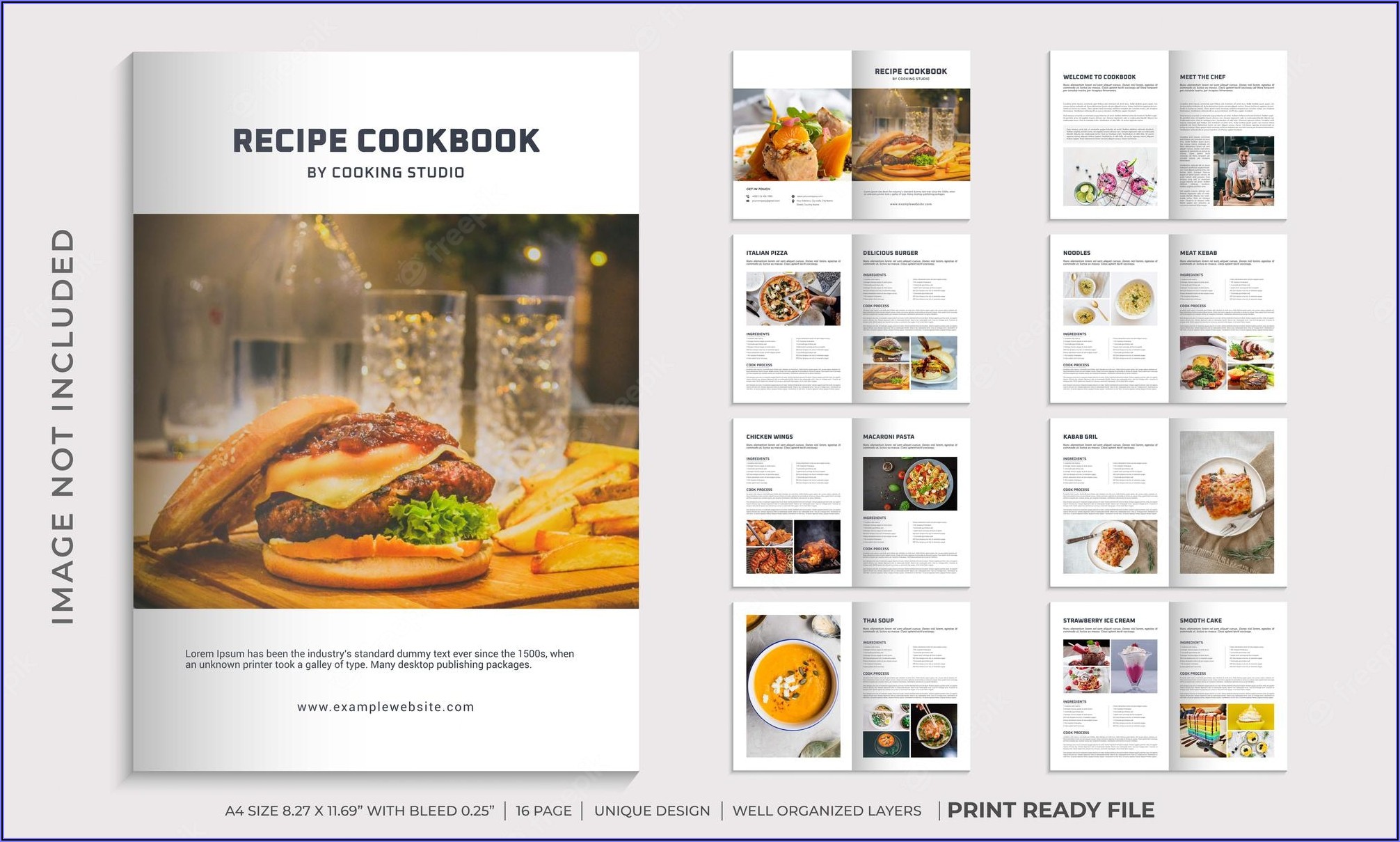 Publisher Cookbook Template Free