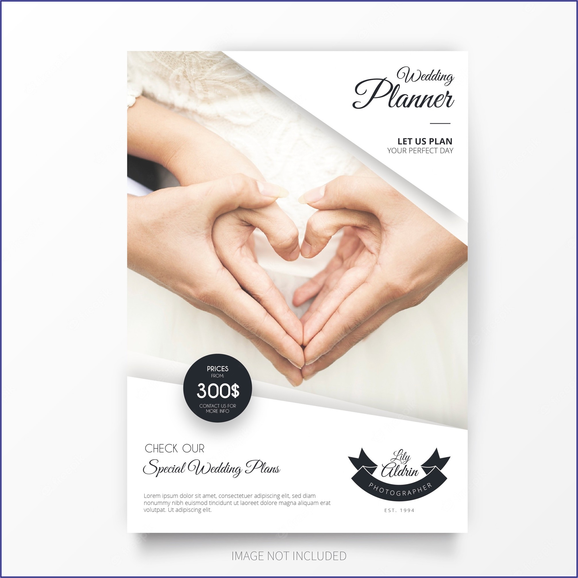 Wedding Planner Brochure Template Free