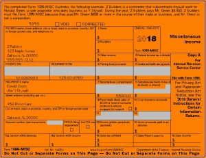Irs 1099 Form 2018