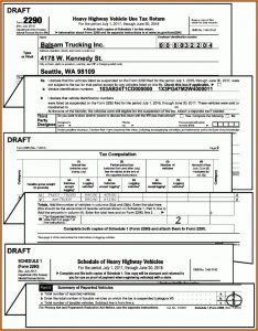 Irs Form 2290 Schedule 1