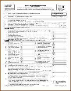 Irs Forms 1040 Schedule C