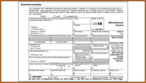 Printable 1099 Form 2016