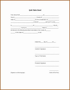 Quitclaim Deed Form Indiana
