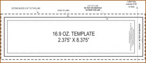 8 Oz Water Bottle Label Template Free