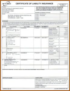 Acord Insurance Forms