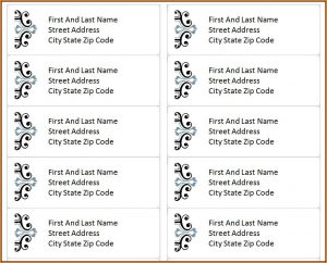 Address Label Templates