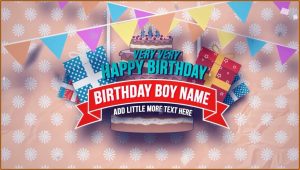 After Effects Birthday Slideshow Template Free