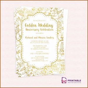 Anniversary Invitation Template Free