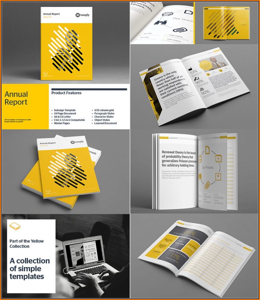 Annual Report Design Templates Free Download Indesign