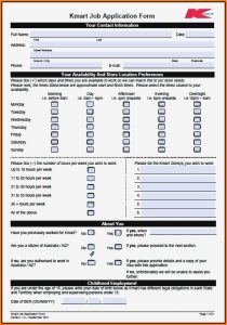 Application For Kmart Job
