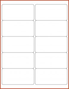 Avery 2x4 Label Template Word