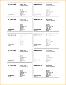 Avery Business Card Template 8371 For Word