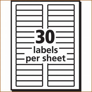 Avery File Folder Labels Template