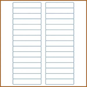 Avery File Folder Labels Template 5366